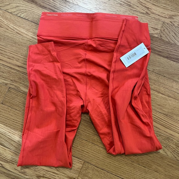 Sz M NWT Outdoor Voices 7/8 Thrive leggings with pockets paprika burnt orange - Picture 2 of 4